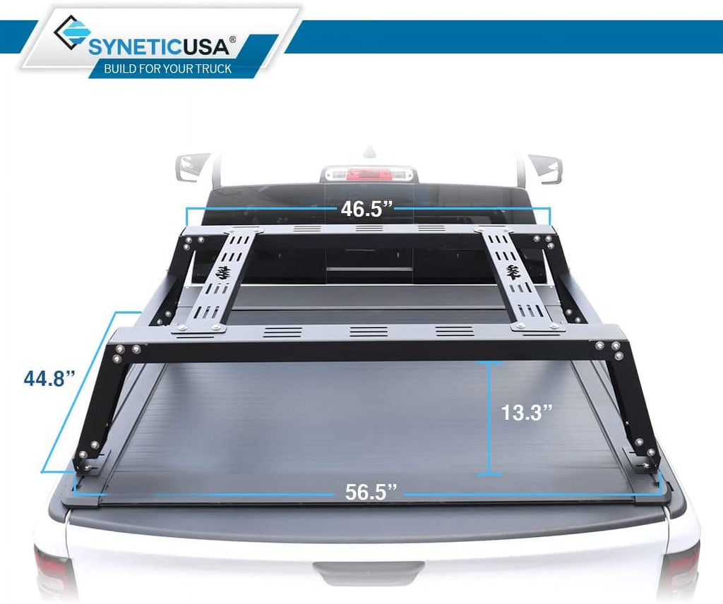 Matte Black Low Profile Aluminum Tonneau Cover C833