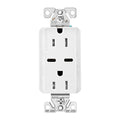 15-Amp Tamper Resistant Decorator USB Outlet, Black R609135