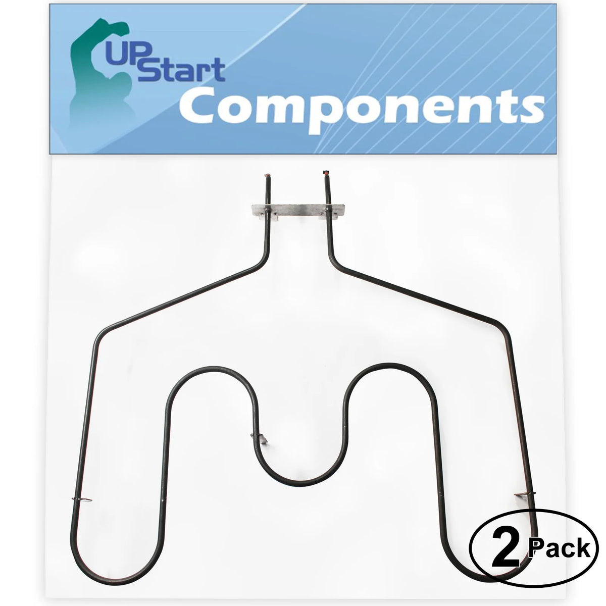 2-Pack Replacement Bake Element for General Electric Oven Z42065