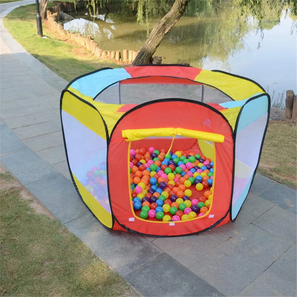 6-Sided Ball Pit Play Tent for Kids J899292