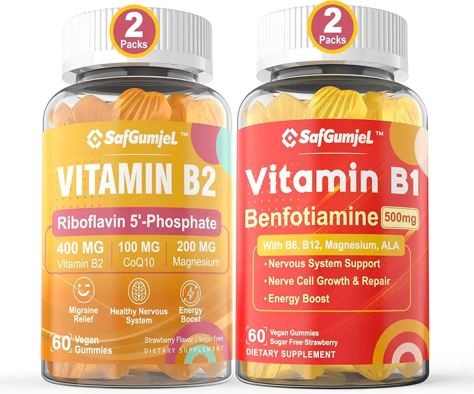 Sugar Free B1 B2 Gummies 2 Packs K2860