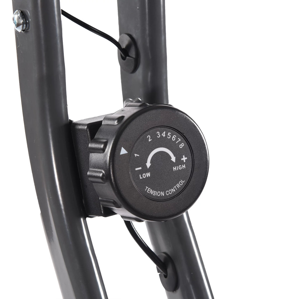 Folding Upright Exercise Bike with Padded Seat R419480