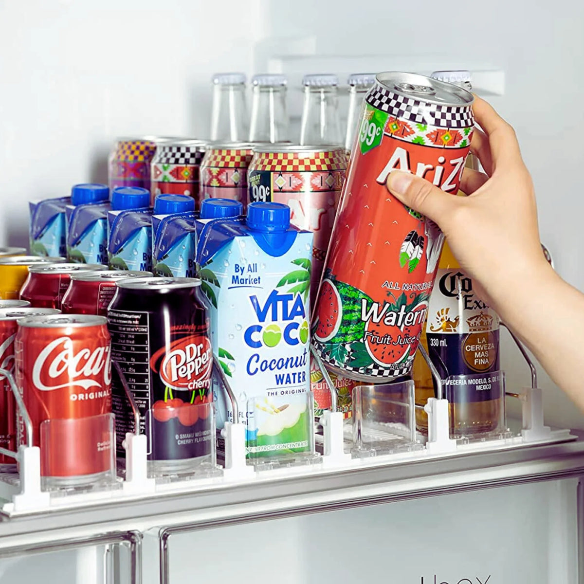 Drink Dispenser with Automatic Pusher Glide for Refrigerator C1481