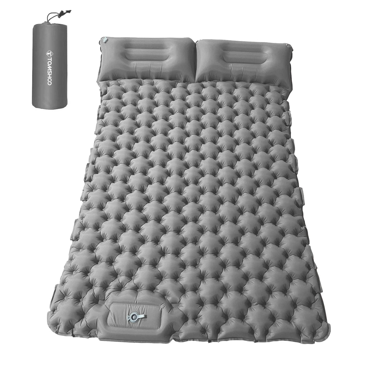 2 Person Camping Mat with Air Pillow Waterproof Backpacking Pad A90175