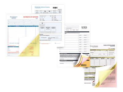 4-Part Straight Carbonless Paper Z318334