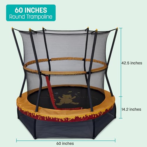 60" Mini Trampoline with Enclosure Net N193409