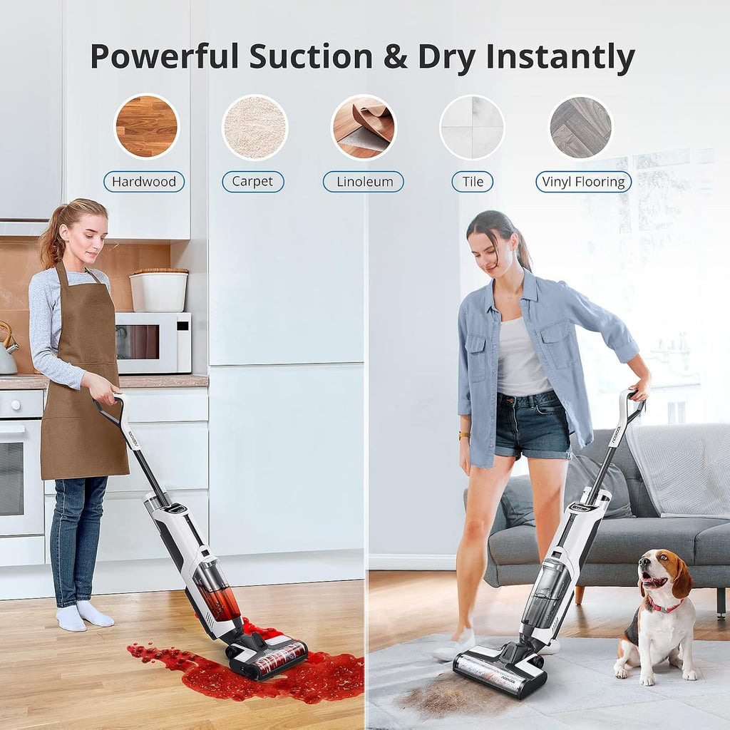 Cordless Wet Dry Vacuum and Mop Cleaner H173