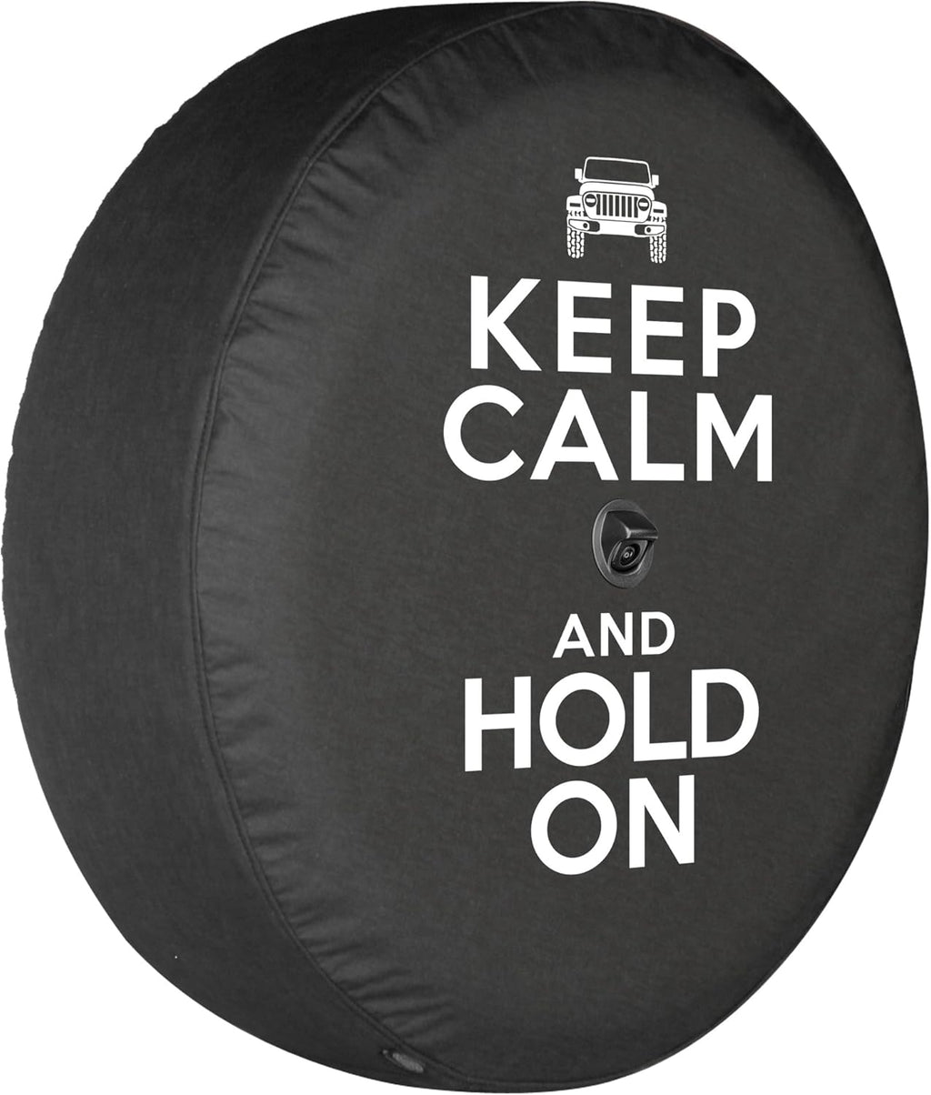 Soft JL Tire Cover with Back-up Camera F3682