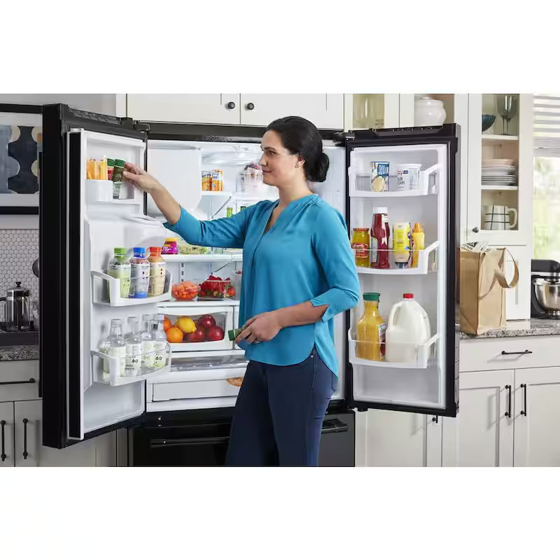 25 cu. ft. Black French Door Refrigerator X88436