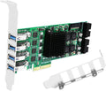 4 Channel 8 Ports PCI Express USB 3.0 Card A790499
