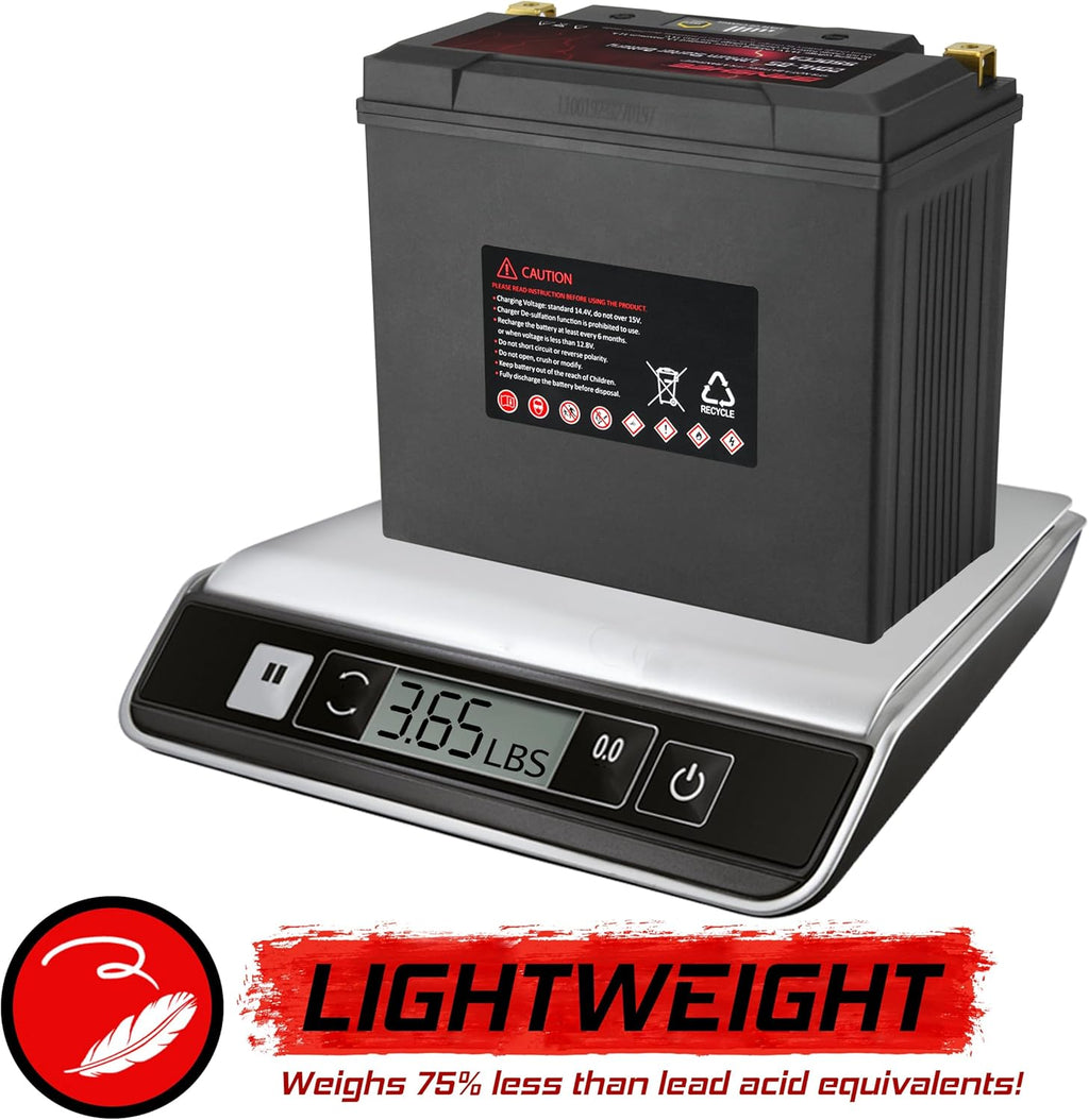 Lithium Motorcycle Powersport Battery YTX20L-BS 12.8V 18AH 550 CCA with BMS K285983