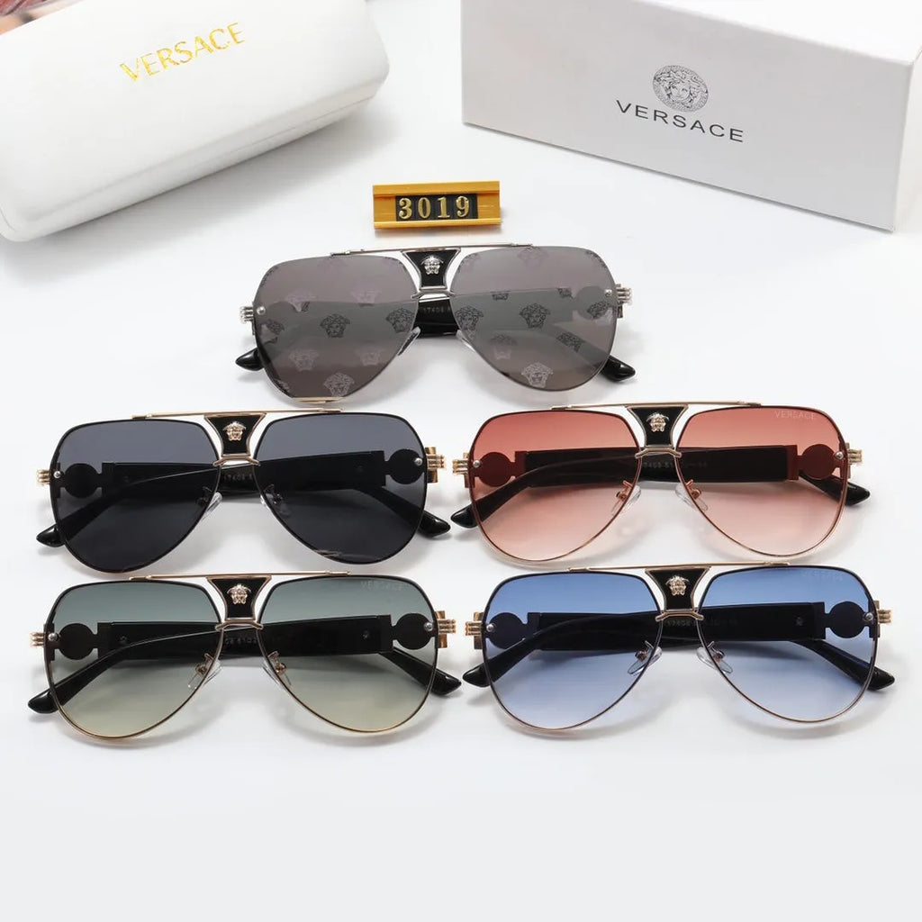 Oval Double Bridge Polarized Sunglasses B203945