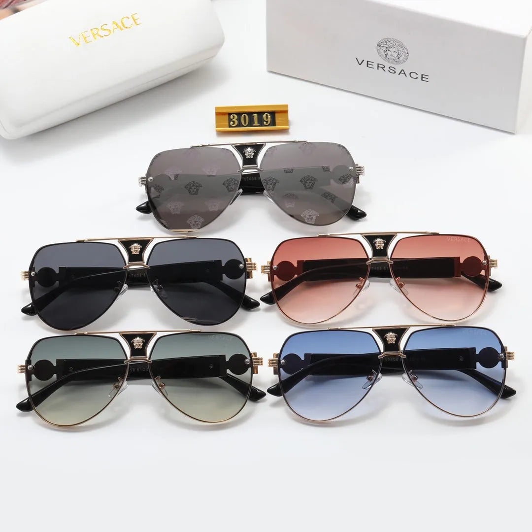 Oval Double Bridge Polarized Sunglasses B203945