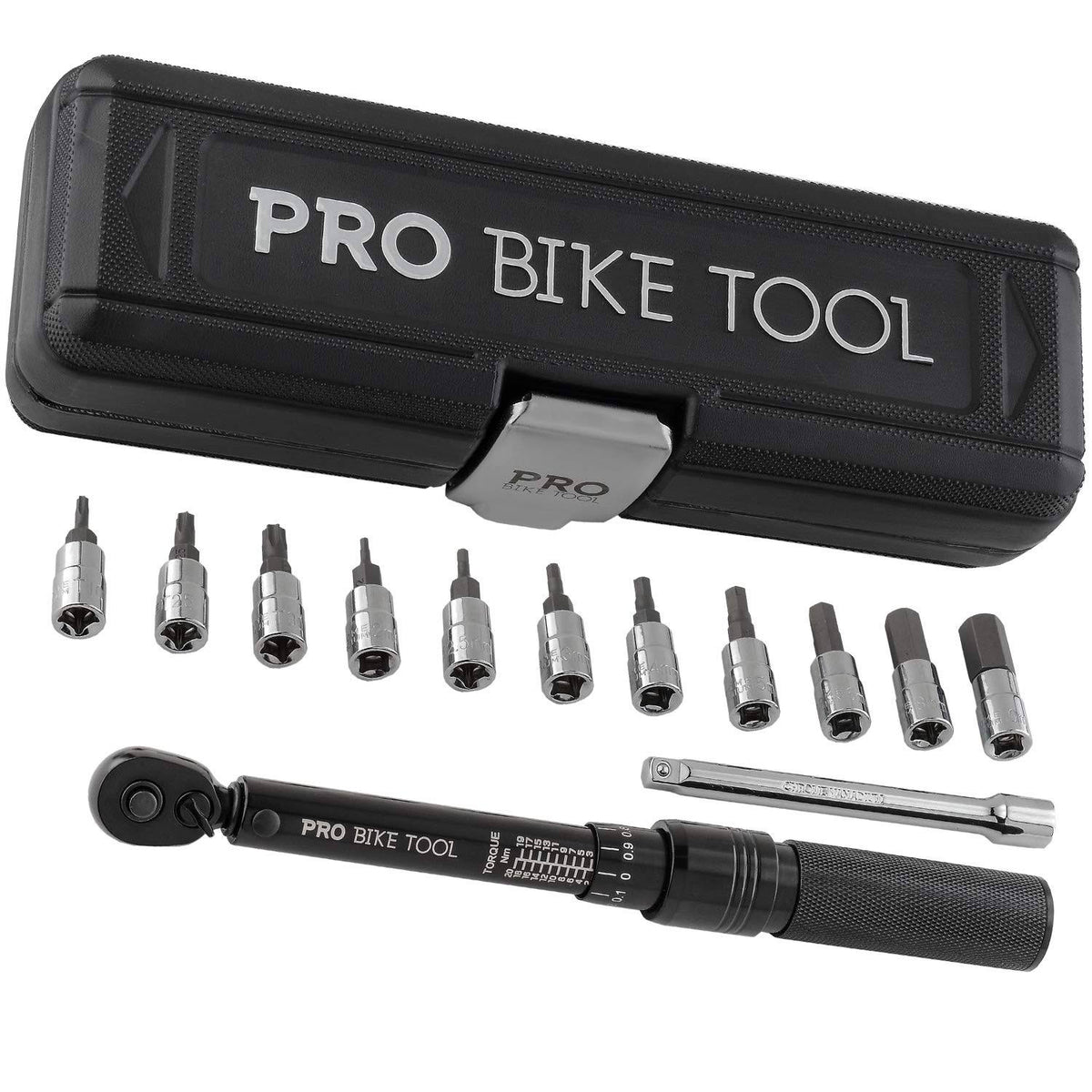 1/4 inch Drive Click Torque Wrench Set 2 to 20 NM Bicycle Kit A254