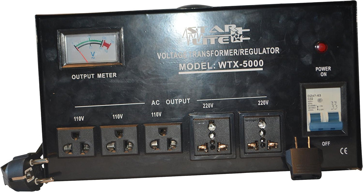 5000 Watt Step Up Down Voltage Converter Transformer 110 to 220 V V832