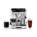 Stainless Steel Espresso Machine and Drip Coffee Maker with Integrated Coffee Grinder and Milk Frother D44176