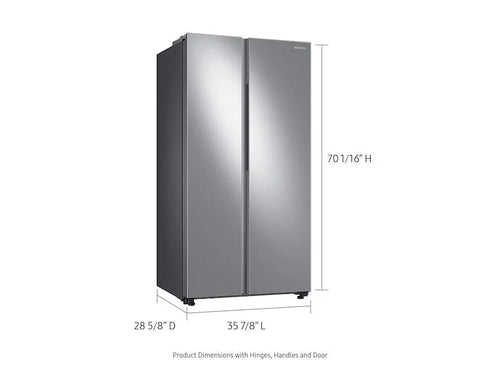 23 Cu. Ft. Stainless Counter Depth Side-by-Side Refrigerator W244525
