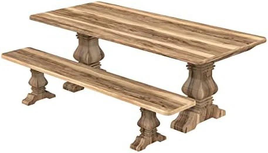 16 inch Wood Pedestal Base, Pack of Two Q424066