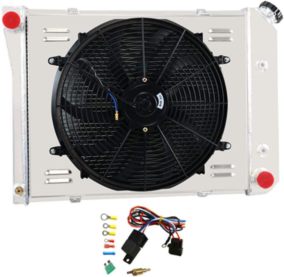 3 Row All Aluminum Radiator with Fan and Shroud V118085