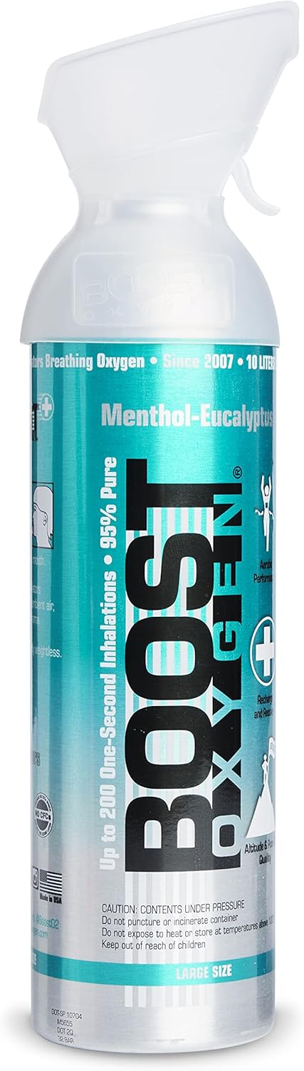 Menthol Eucalyptus 10-Liter Oxygen Canister 6 Pack A587009