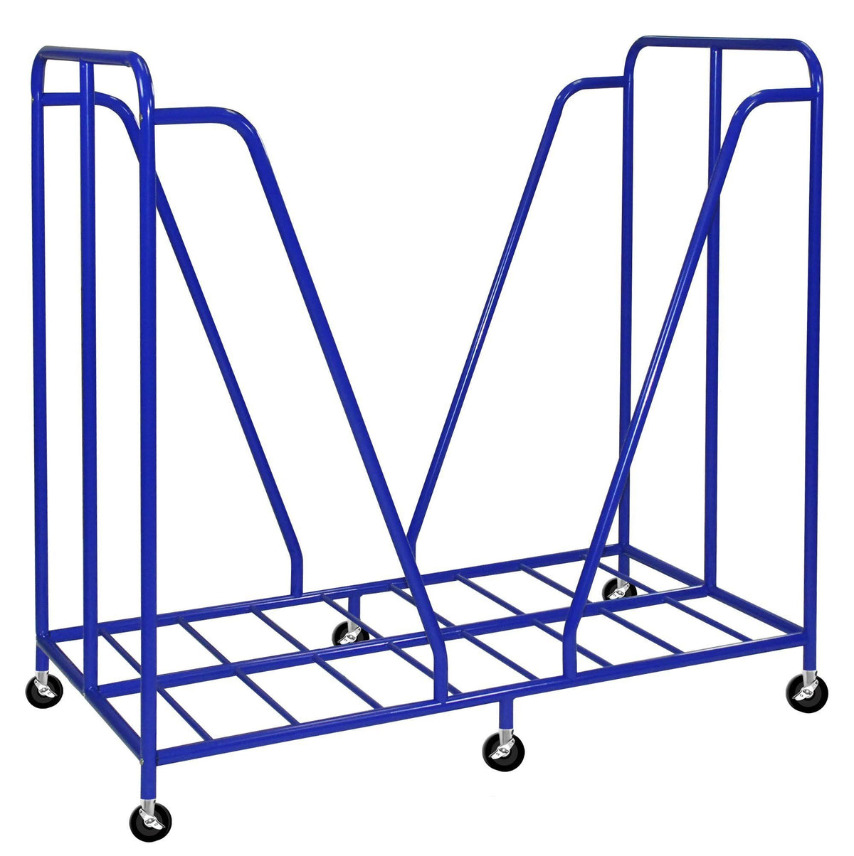 Blue Mobile Rest Mat Storage Trolley with Casters D233102