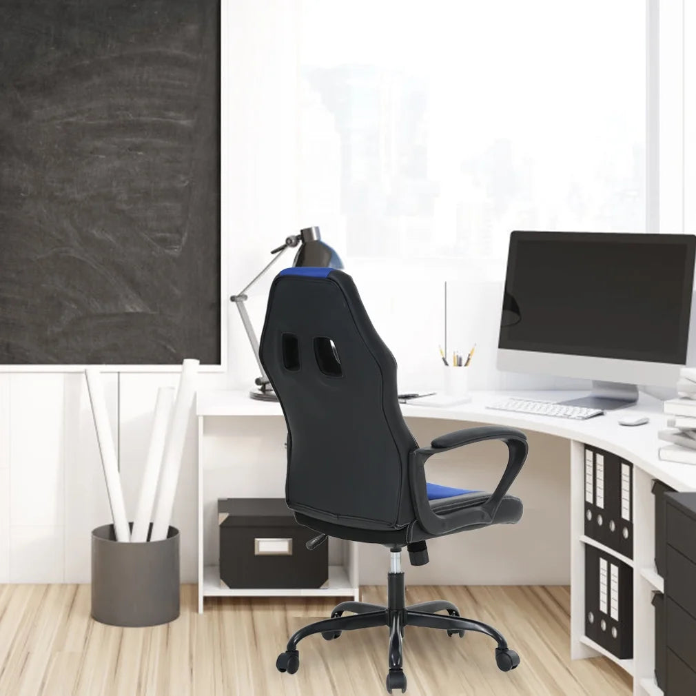 Blue Ergonomic Office Chair with Lumbar Support Q87221