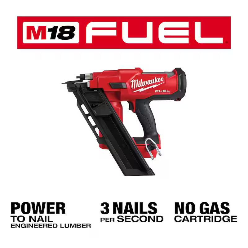 M18 FUEL 3-1/2 in. 18-Volt 30-Degree Lithium-Ion Brushless Cordless Framing Nailer J555208
