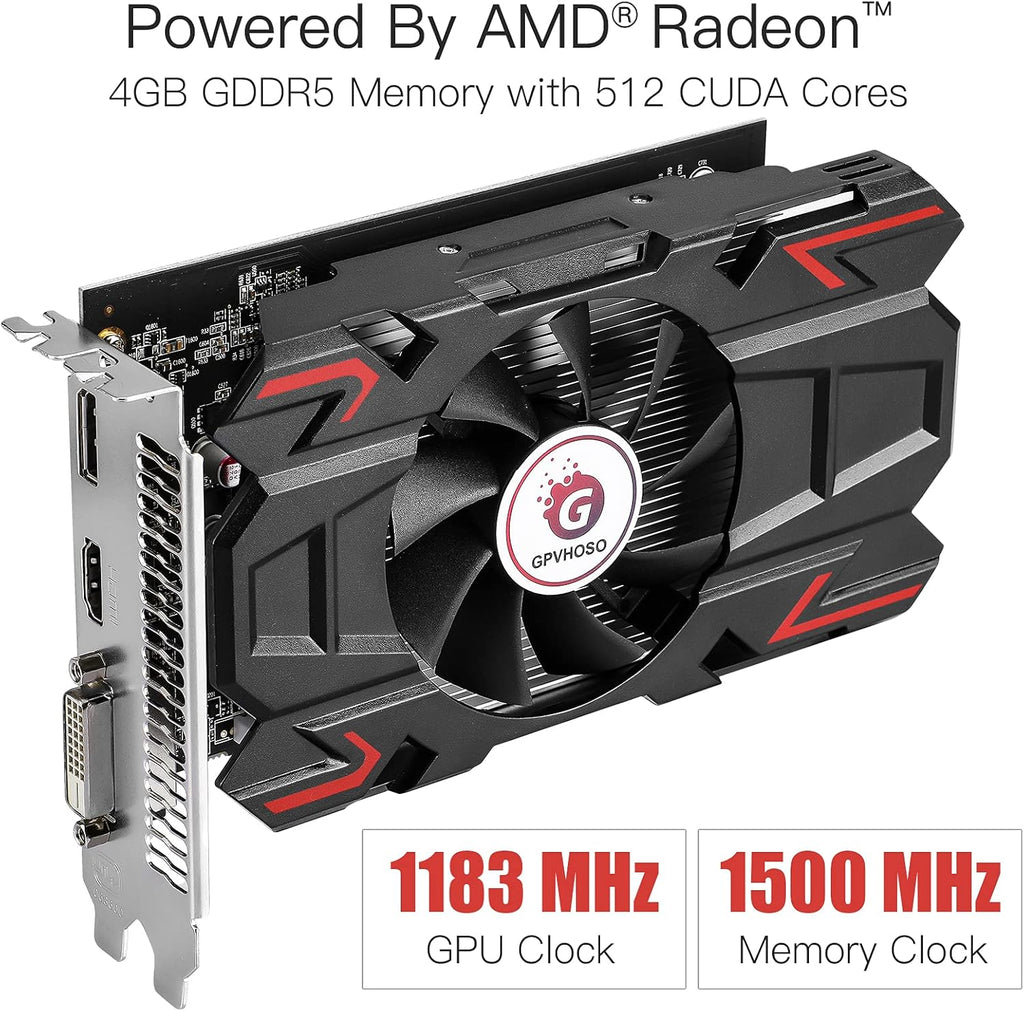 AMD Radeon RX 550 4GB GDDR5 128 Bit PCI Express 3.0 Graphics Card X64746