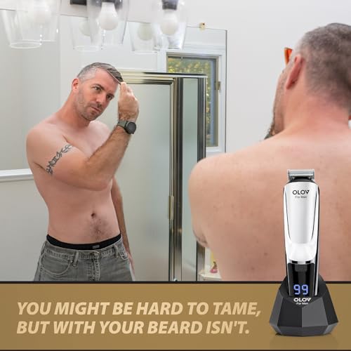 21 Piece Beard Trimmer Hair Clipper Electric Razor with USB Recharge Dock G957352
