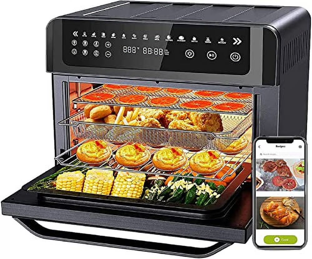 Air Fryer Toaster Oven Combo with Rotisserie and Dehydrator M562