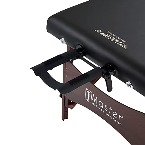 Portable Massage Table with 2.5" Cushion, Black L314