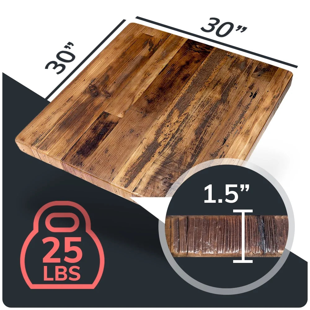 Reclaimed Wood Table Top I9483