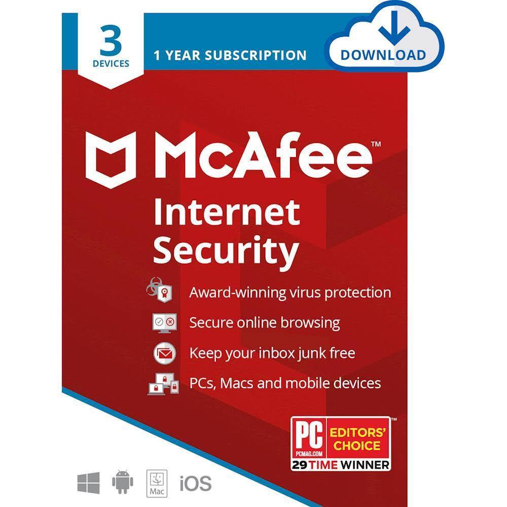 Internet Security for 3 PC and Mac Devices P47433