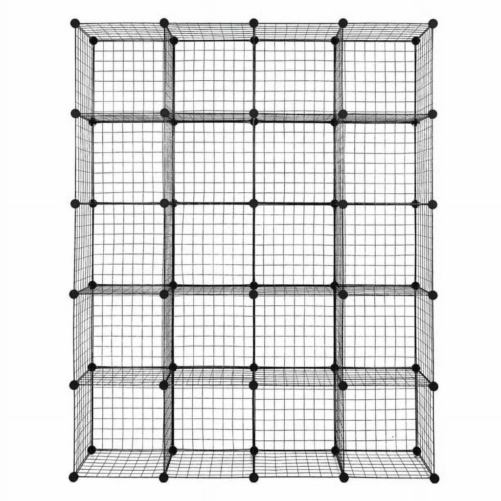 20-Cube Wire Cube Storage Organizer Shelves H847