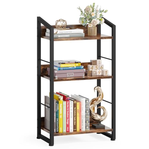 3-Tier Wood Metal Bookshelf W5925