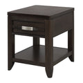 Espresso Brown Acacia Wood Side End Table Q484