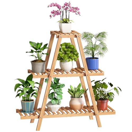 Bamboo 3 Tier Plant Stand P630775
