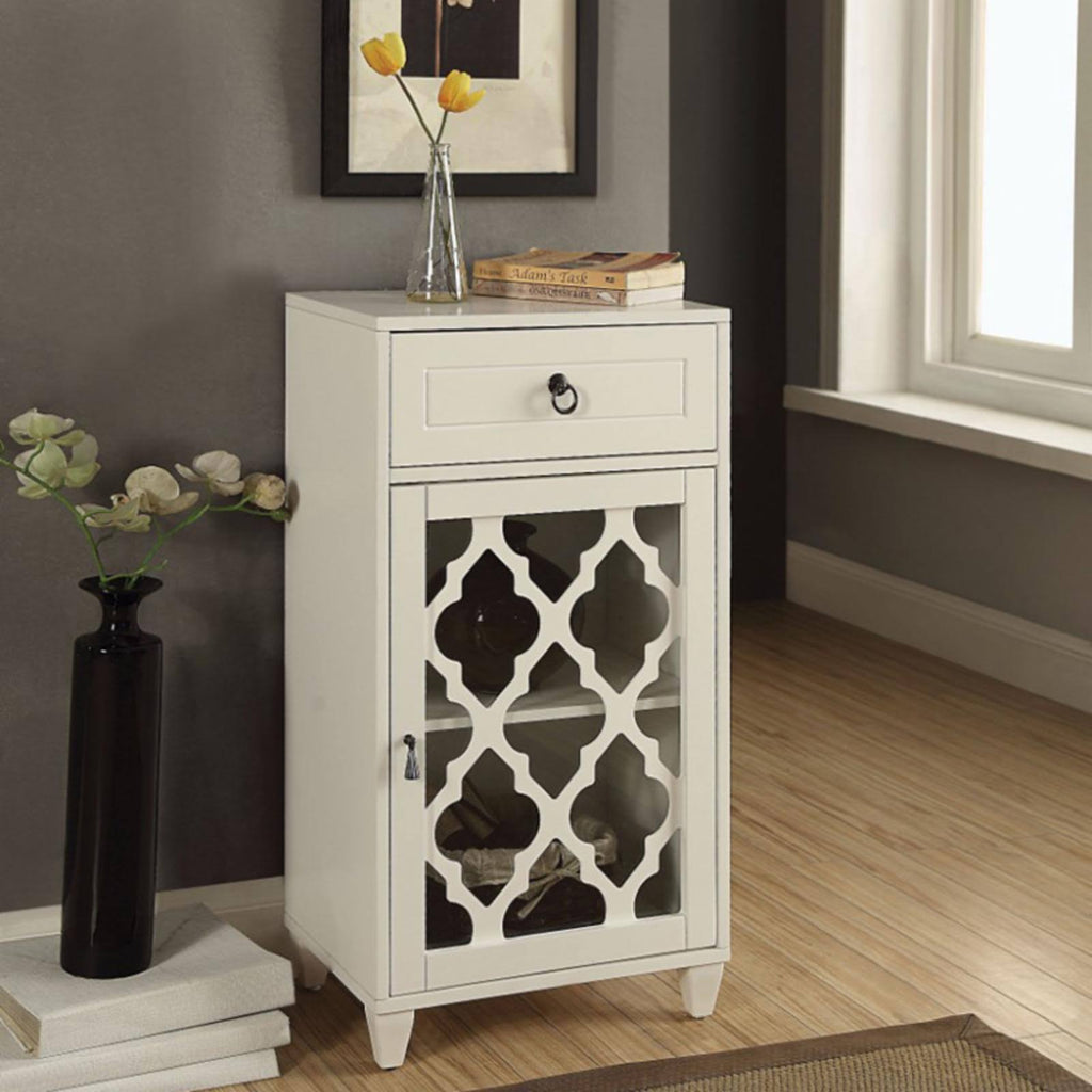 White Side Table K18394