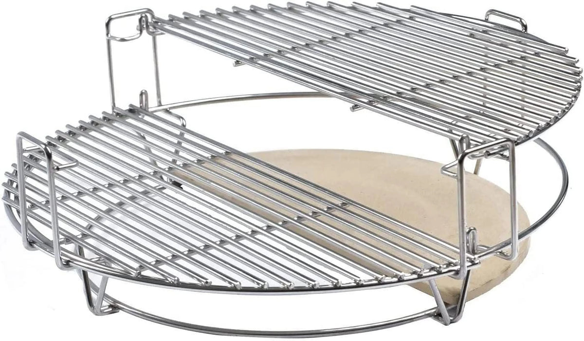 Flexible Cooking System for 21-Inch Kamado Grill & Smoker O757385