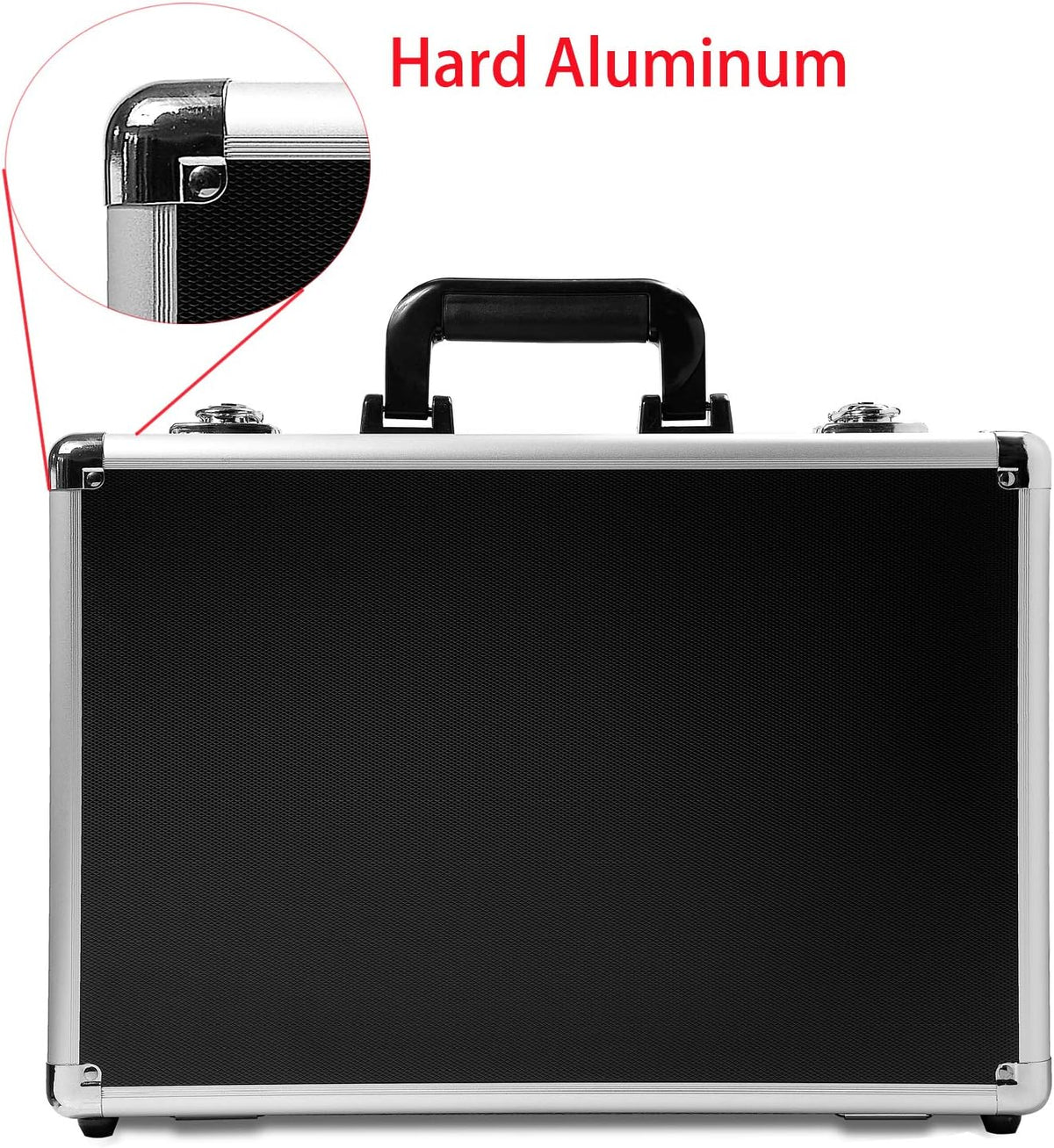 16in Two-Tone Aluminum Case with Pluck Foam Interior, Pack of 2 K851