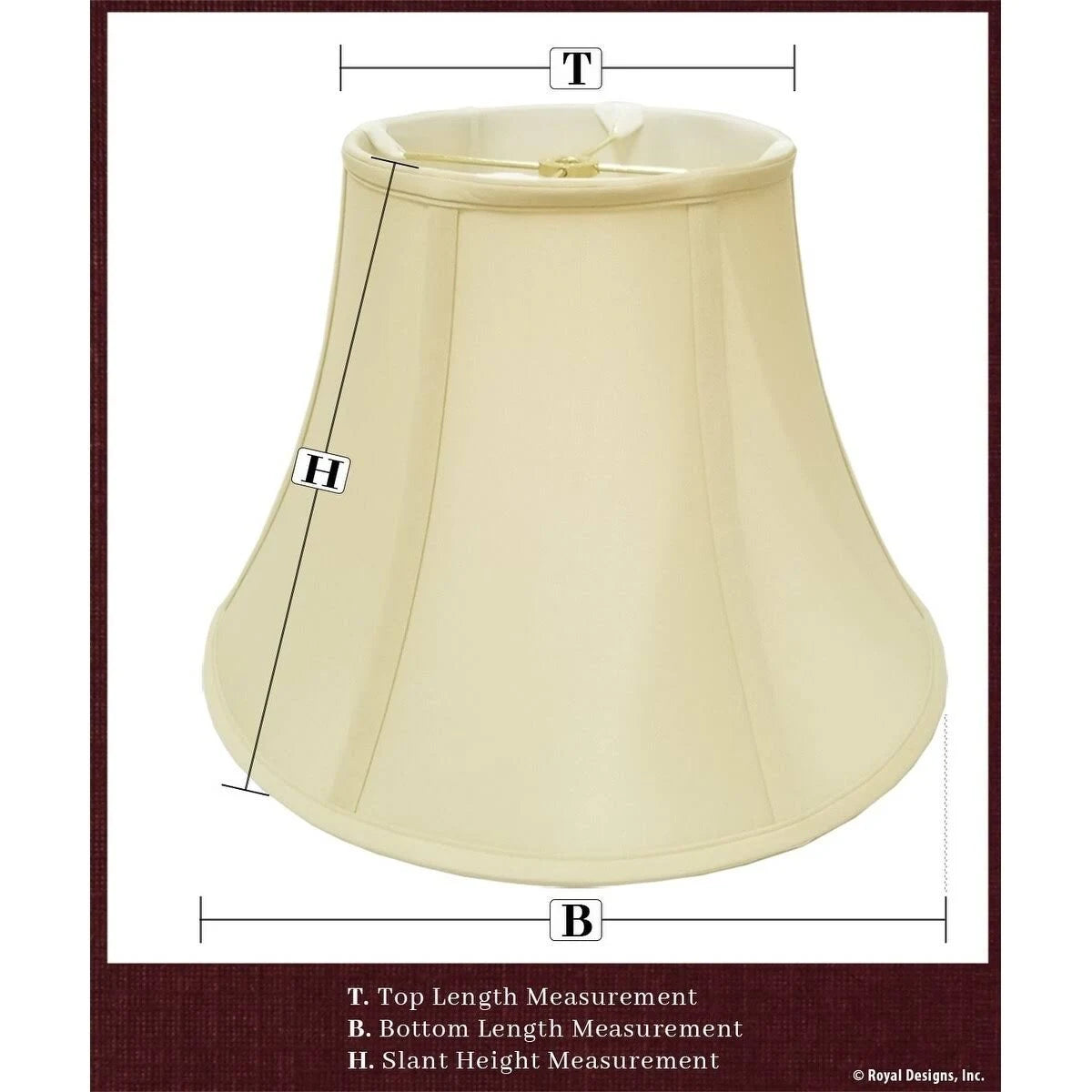 Eggshell Scallop Lamp Shade, 10 x 18 x 13 R757185