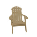 Weathered Wood Folding Adirondack Chair F56870