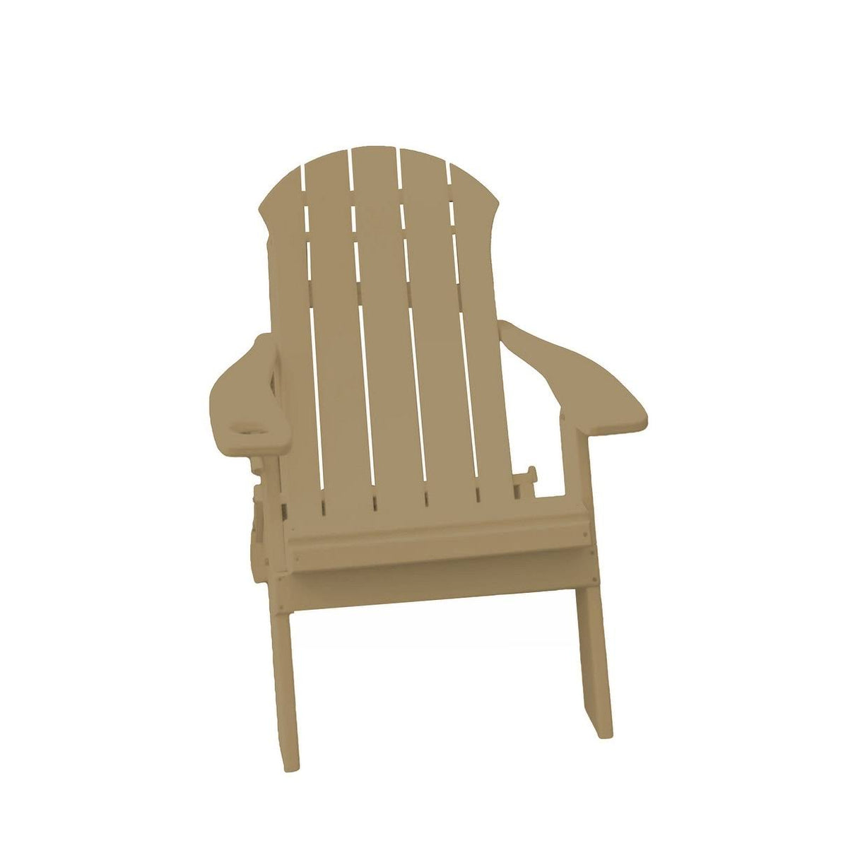 Weathered Wood Folding Adirondack Chair F56870