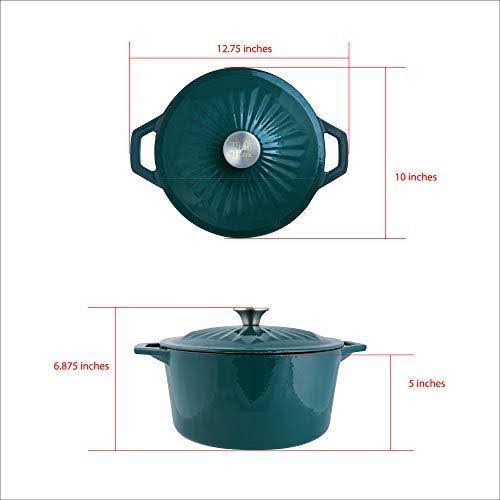 Enameled Cast Iron Dutch Oven with Lid, 5-Quart L85007