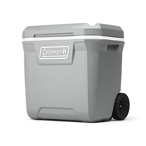 Insulated Portable Cooler with Heavy Duty Wheels, 100+ Can Capacity I329563