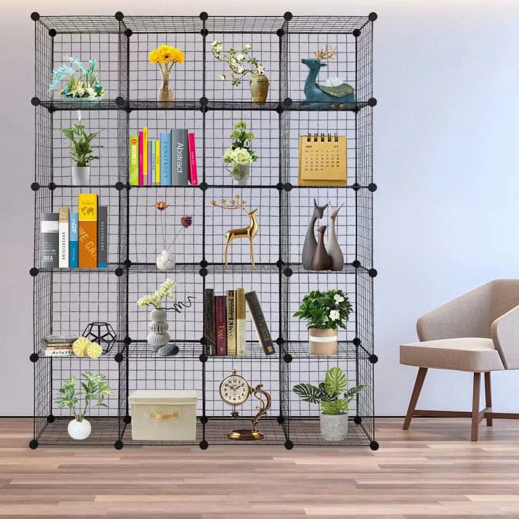 20-Cube Wire Cube Storage Organizer Shelves H847