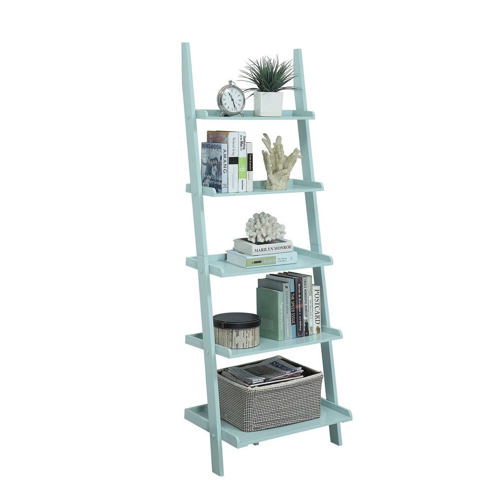Espresso Ladder Bookshelf Q551