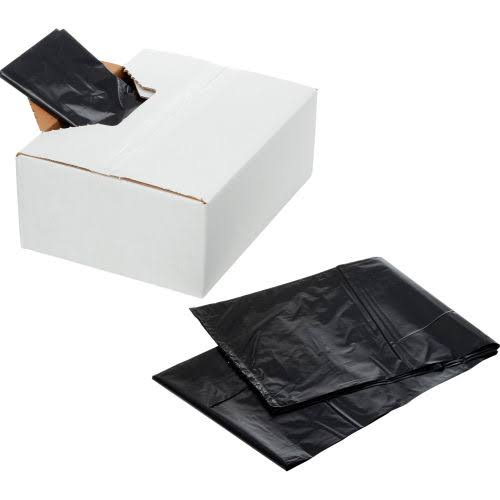 Heavy Duty Black Trash Bags 45-55 gal 1.5 mil 100 Bags X8271