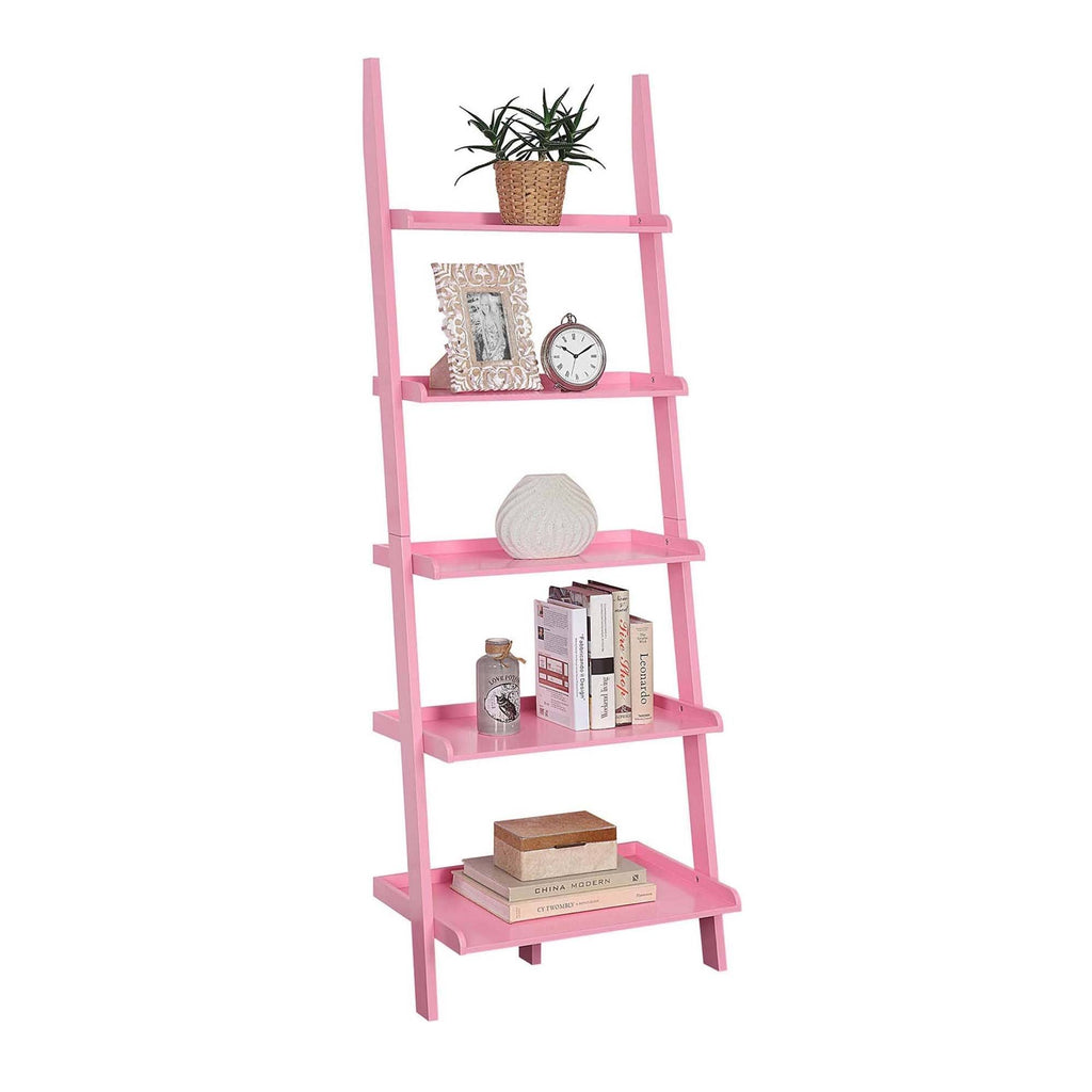 Espresso Ladder Bookshelf Q551