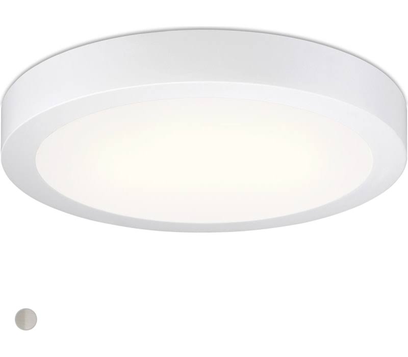 3 Light LED Surface Mount White/Black M937